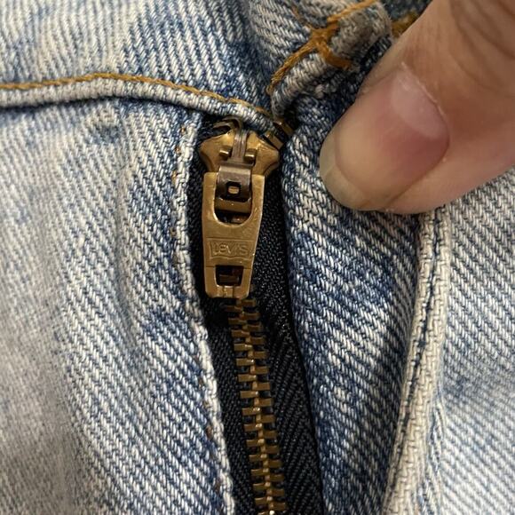 Levis 550 Jeans Mens 28x31 (tag 29x32) Made In USA Vtg 90s Relaxed Fit Straight - Picture 3 of 10